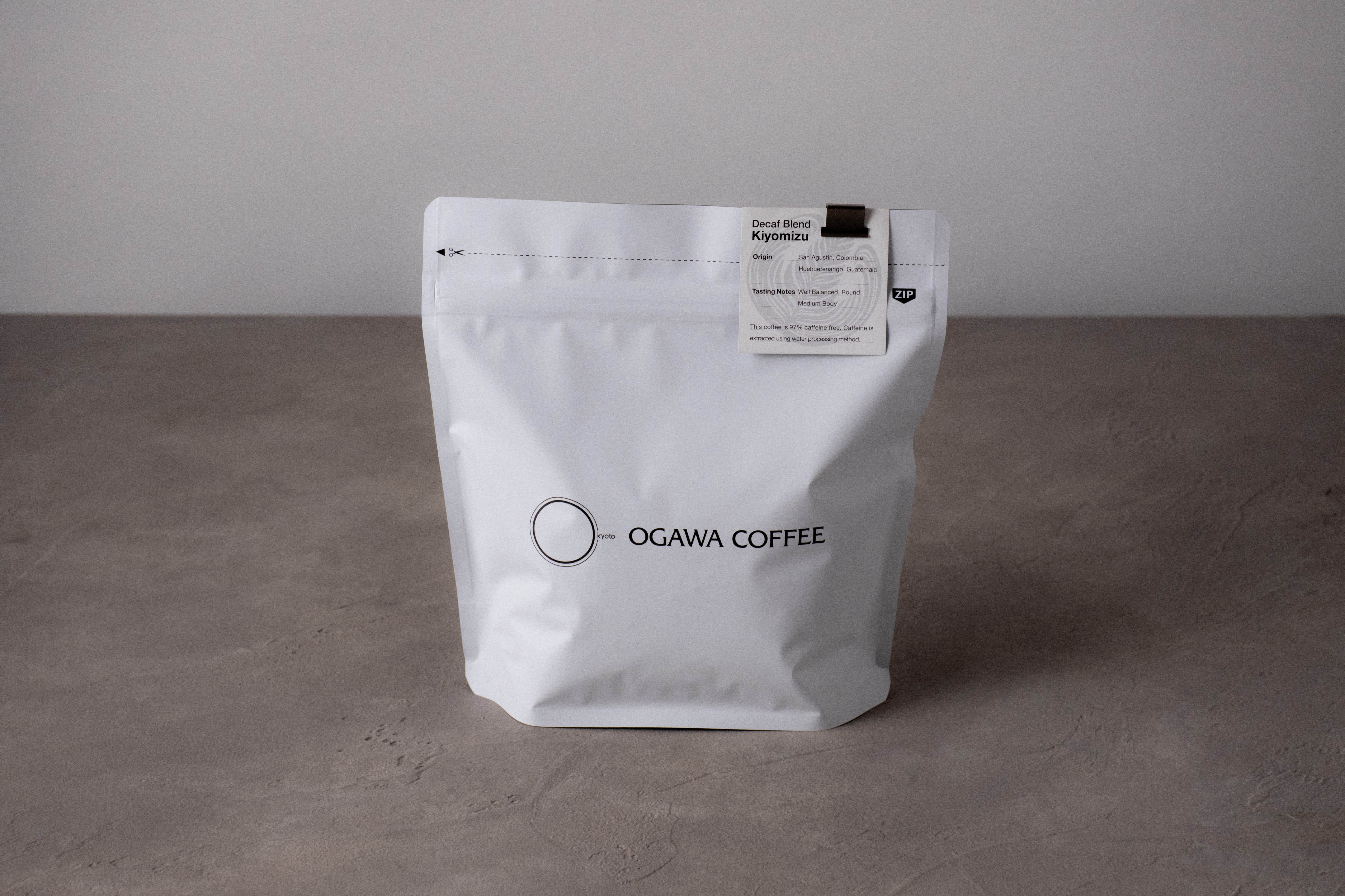 Kiyomizu Blend Decaffeinated Coffee 8oz Whole Beans